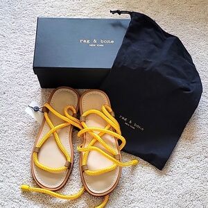 Rag & Bone Infinity wrap sandals NIB